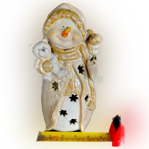 Vintage Snowman Tea Light - Picture 7 of 9